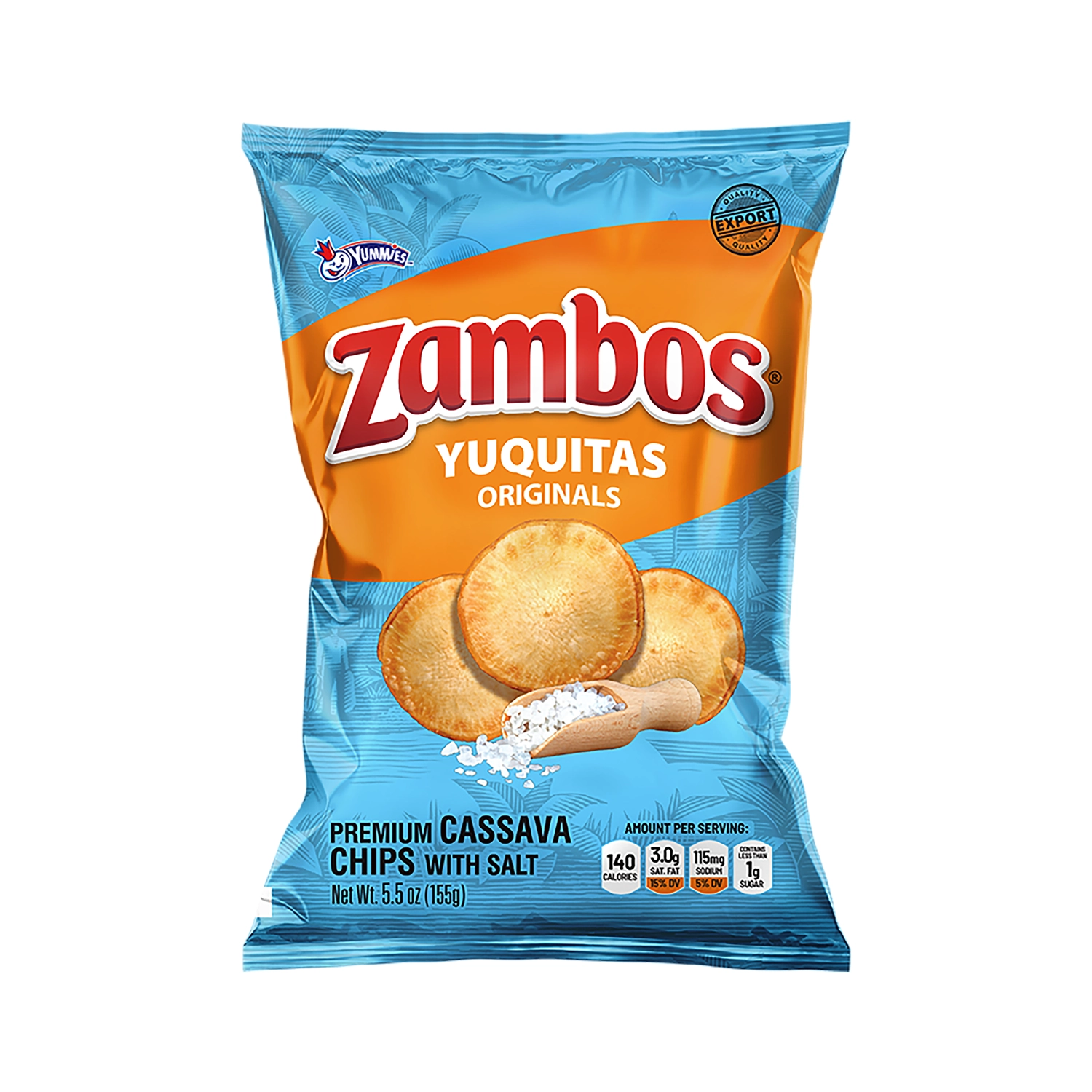 ZAMBOS Yuquitas Chip w Salt 24 or 155 grms